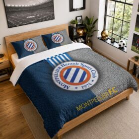 Housse De Couette Montpellier HSC 05 Parure de lit Ensemble De Literie – MHSC Ligue 1