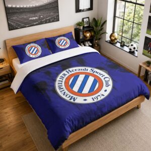 Housse De Couette Montpellier HSC 14 Parure de lit Ensemble De Literie - MHSC Ligue 1