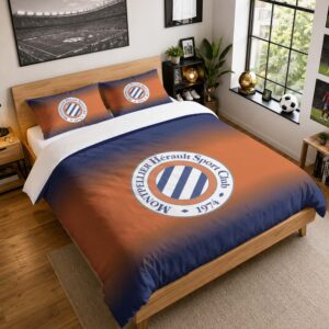 Housse De Couette Montpellier HSC 15 Parure de lit Ensemble De Literie - MHSC Ligue 1