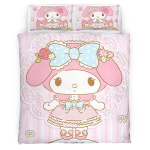 Housse De Couette My Melody & Hello Kitty 06 Parure de lit Ensemble De Literie