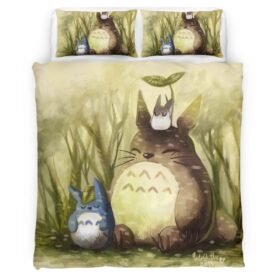 Housse De Couette Mon Voisin Totoro – Tous les Personnages 1 Parure de lit Ensemble De Literie
