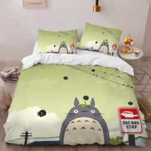 Alternative view of Housse De Couette Mon Voisin Totoro – Tous les Personnages 25 Parure de lit Ensemble De Literie
