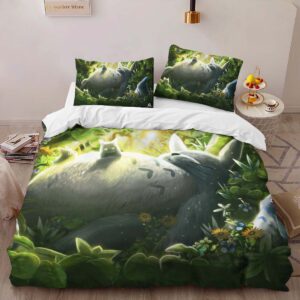 Alternative view of Housse De Couette Mon Voisin Totoro – Tous les Personnages 28 Parure de lit Ensemble De Literie