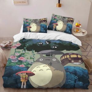 Alternative view of Housse De Couette Mon Voisin Totoro – Tous les Personnages 29 Parure de lit Ensemble De Literie