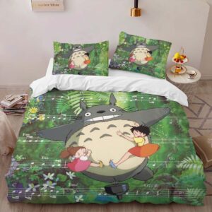 Alternative view of Housse De Couette Mon Voisin Totoro – Tous les Personnages 3 Parure de lit Ensemble De Literie