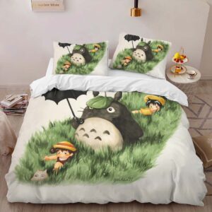 Alternative view of Housse De Couette Mon Voisin Totoro – Tous les Personnages 32 Parure de lit Ensemble De Literie