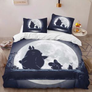 Alternative view of Housse De Couette Mon Voisin Totoro – Tous les Personnages 33 Parure de lit Ensemble De Literie