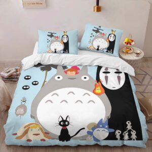 Alternative view of Housse De Couette Mon Voisin Totoro – Tous les Personnages 35 Parure de lit Ensemble De Literie