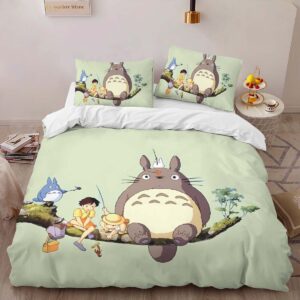 Alternative view of Housse De Couette Mon Voisin Totoro – Tous les Personnages 38 Parure de lit Ensemble De Literie