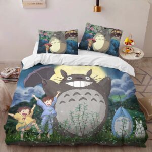 Alternative view of Housse De Couette Mon Voisin Totoro – Tous les Personnages 39 Parure de lit Ensemble De Literie