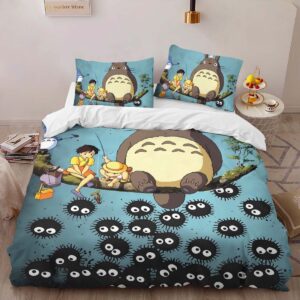 Alternative view of Housse De Couette Mon Voisin Totoro – Tous les Personnages 4 Parure de lit Ensemble De Literie