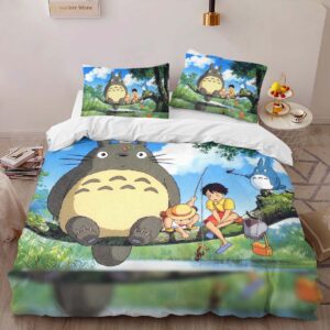 Alternative view of Housse De Couette Mon Voisin Totoro – Tous les Personnages 5 Parure de lit Ensemble De Literie