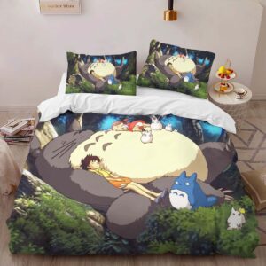 Alternative view of Housse De Couette Mon Voisin Totoro – Tous les Personnages 7 Parure de lit Ensemble De Literie