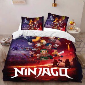 Alternative view of Housse De Couette Ninjago – Tous les Personnages 1001 Parure de lit Ensemble De Literie