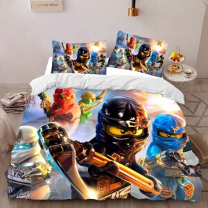 Alternative view of Housse De Couette Ninjago – Tous les Personnages 1002 Parure de lit Ensemble De Literie