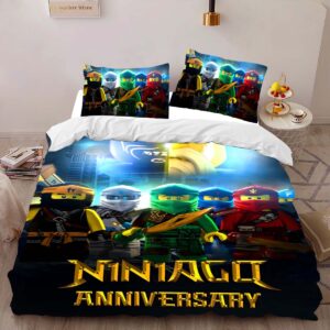 Alternative view of Housse De Couette Ninjago – Tous les Personnages 1003 Parure de lit Ensemble De Literie