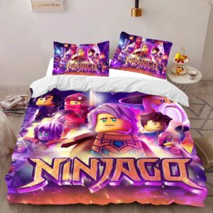 Alternative view of Housse De Couette Ninjago – Tous les Personnages 1005 Parure de lit Ensemble De Literie