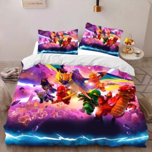 Alternative view of Housse De Couette Ninjago – Tous les Personnages 1010 Parure de lit Ensemble De Literie