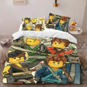 Alternative view of Housse De Couette Ninjago – Tous les Personnages 1015 Parure de lit Ensemble De Literie