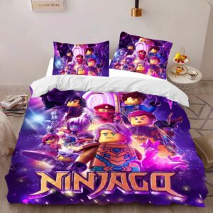 Alternative view of Housse De Couette Ninjago – Combat Tous les Personnages 1017 Parure de lit Ensemble De Literie