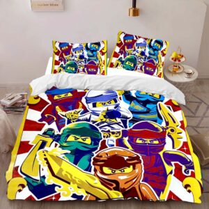 Alternative view of Housse De Couette Ninjago – Combat Maîtres du Spinjitzu Parure de lit Ensemble De Literie