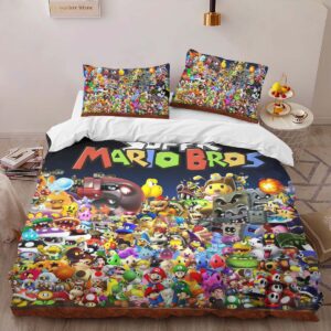 Alternative view of Housse De Couette Super Mario Bros Anniversaire – Nintendo Parure de lit Ensemble De Literie