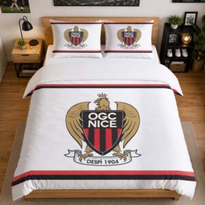 Alternative view of Housse De Couette OGC Nice 02 Parure de lit Ensemble De Literie - OGC Nissa Ligue 1