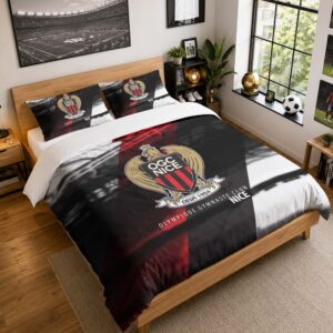 Housse De Couette OGC Nice 05 Parure de lit Ensemble De Literie - OGC Nissa Ligue 1