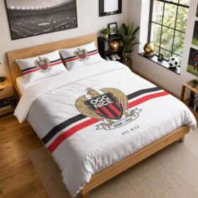 Housse De Couette OGC Nice 07 Parure de lit Ensemble De Literie – OGC Nissa Ligue 1