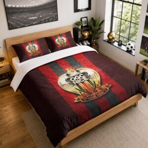 Housse De Couette OGC Nice 10 Parure de lit Ensemble De Literie - OGC Nissa Ligue 1