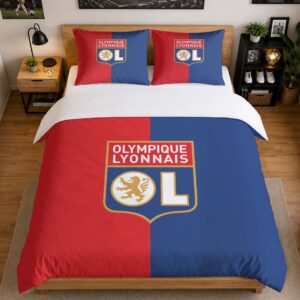 Alternative view of Housse De Couette Olympique Lyonnais 01 Parure de lit Ensemble De Literie - OL Ligue 1
