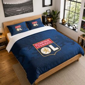 Housse De Couette Olympique Lyonnais 08 Parure de lit Ensemble De Literie – OL Ligue 1