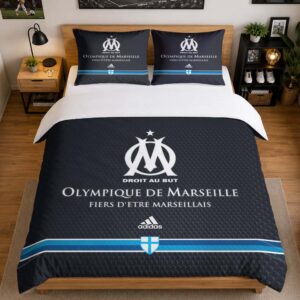 Alternative view of Housse De Couette Olympique de Marseille 02 Parure de lit Ensemble De Literie - OM Ligue 1