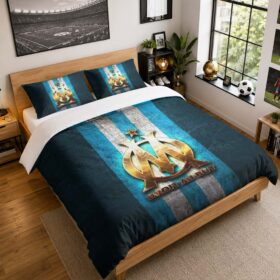 Housse De Couette Olympique de Marseille 10 Parure de lit Ensemble De Literie – OM Ligue 1