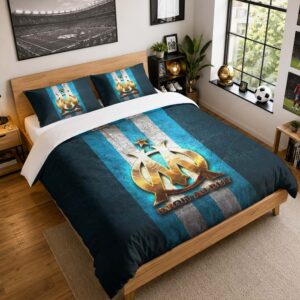 Housse De Couette Olympique de Marseille 10 Parure de lit Ensemble De Literie - OM Ligue 1