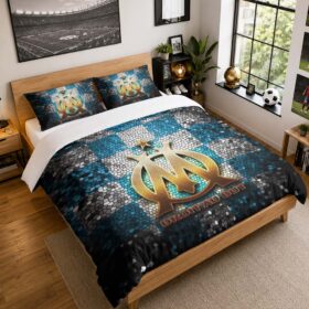 Housse De Couette Olympique de Marseille 11 Parure de lit Ensemble De Literie – OM Ligue 1
