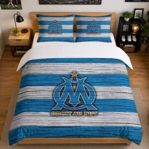 Alternative view of Housse De Couette Olympique de Marseille 13 Parure de lit Ensemble De Literie - OM Ligue 1