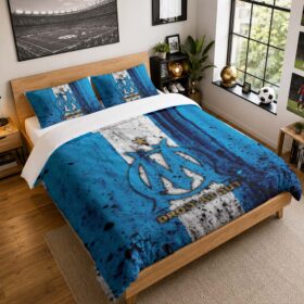 Housse De Couette Olympique de Marseille 14 Parure de lit Ensemble De Literie – OM Ligue 1