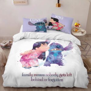 Alternative view of Housse De Couette Ohana signifie famille Lilo & Stitch 3 Parure de lit Ensemble De Literie