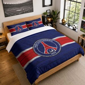 Housse De Couette Paris Saint-Germain 16 Parure de lit Ensemble De Literie - PSG Ligue 1