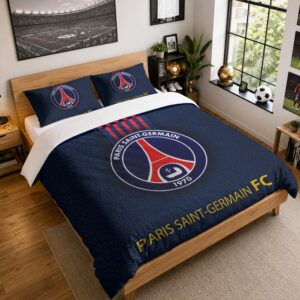 Housse De Couette Paris Saint-Germain 17 Parure de lit Ensemble De Literie - PSG Ligue 1
