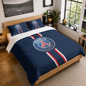 Housse De Couette Paris Saint-Germain 19 Parure de lit Ensemble De Literie - PSG Ligue 1
