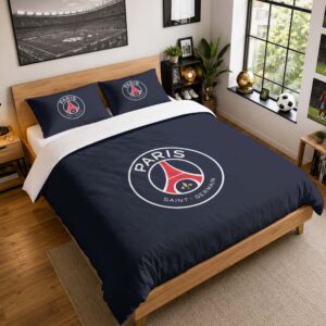 Housse De Couette Paris Saint-Germain 2 Parure de lit Ensemble De Literie - PSG Ligue 1