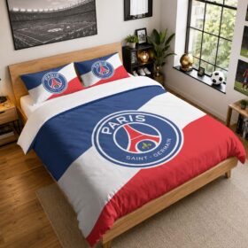 Housse De Couette Paris Saint-Germain 7 Parure de lit Ensemble De Literie – PSG Ligue 1
