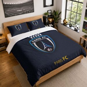 Housse De Couette Paris FC 01 Parure de lit Ensemble De Literie - PFC Ligue 2