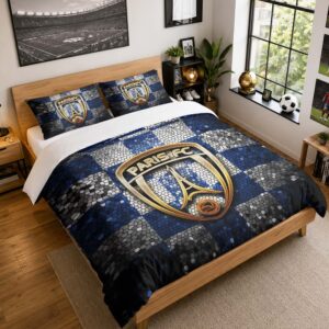 Housse De Couette Paris FC 02 Parure de lit Ensemble De Literie - PFC Ligue 2