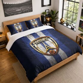 Housse De Couette Paris FC 03 Parure de lit Ensemble De Literie – PFC Ligue 2