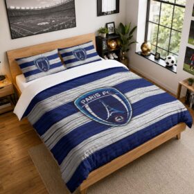 Housse De Couette Paris FC 06 Parure de lit Ensemble De Literie – PFC Ligue 2