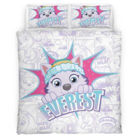 Housse De Couette Pat’ Patrouille Everest Parure de lit Ensemble De Literie