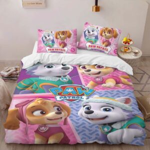 Alternative view of Housse De Couette Pat’ Patrouille Everest et Skye 6 Parure de lit Ensemble De Literie